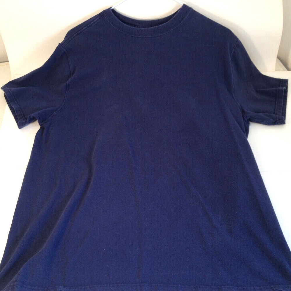 Jerzees a Russell Corp T-Shirt Short Sleeve Navy Blue Adult Medium